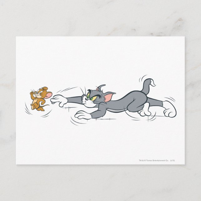 Tom and Jerry Chase Postcard (Front)