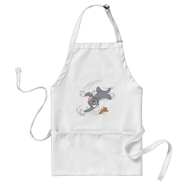 Tom and Jerry Chase Turn Adult Apron (Front)