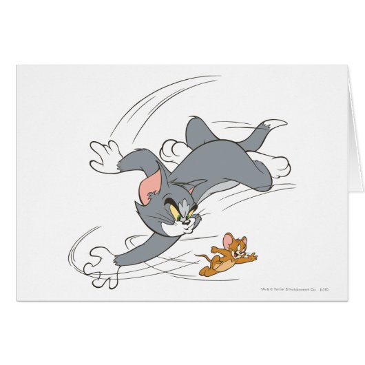 Tom and Jerry Chase Turn Cards (Front Horizontal)
