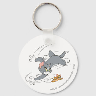 Tom and Jerry Chase Turn Keychain