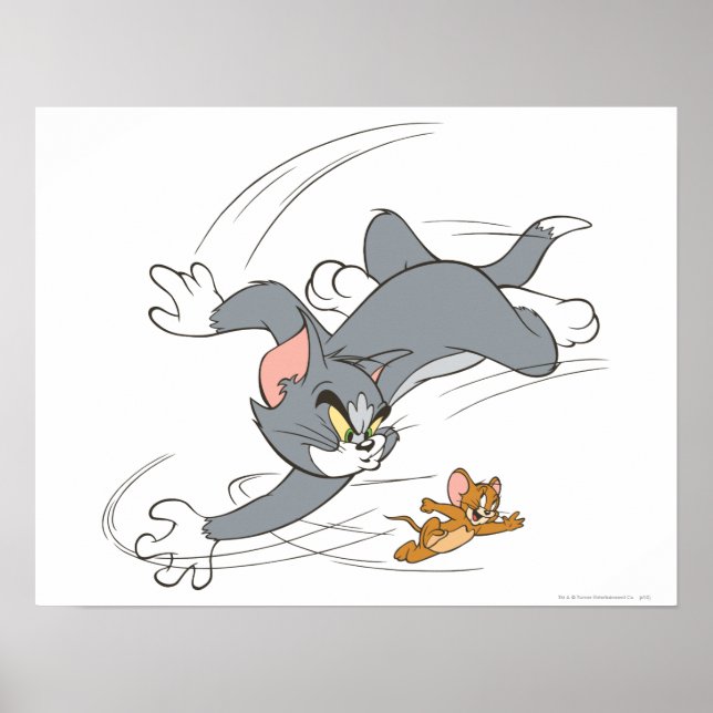 Tom and Jerry Chase Turn Poster (Front)