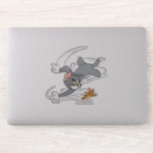Tom and Jerry Chase Turn Sticker