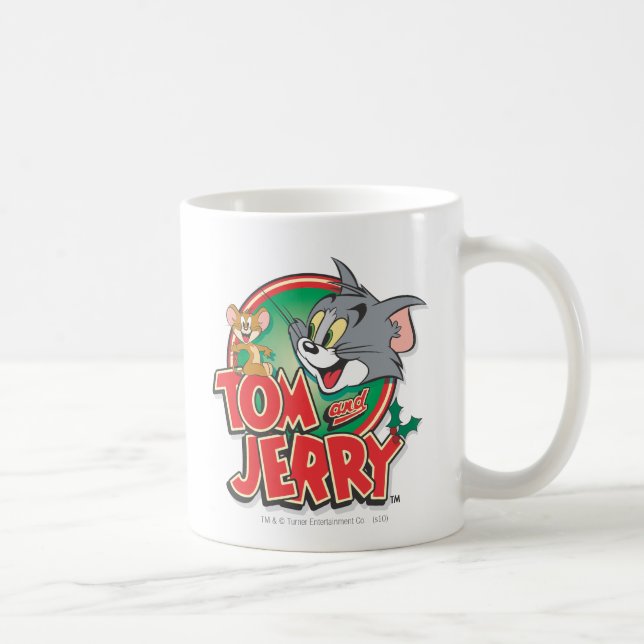 Tom and Jerry Classic Logo Coffee Mug (Right)