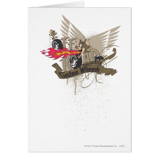 Tom and Jerry Custome Wheels Cards (Front)