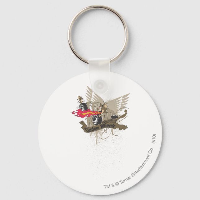 Tom and Jerry Custome Wheels Keychain (Front)