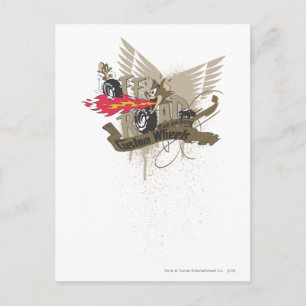 Tom and Jerry Custome Wheels Postcard