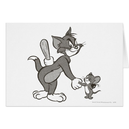 Tom And Jerry Deceitful Handshake Cards (Front Horizontal)