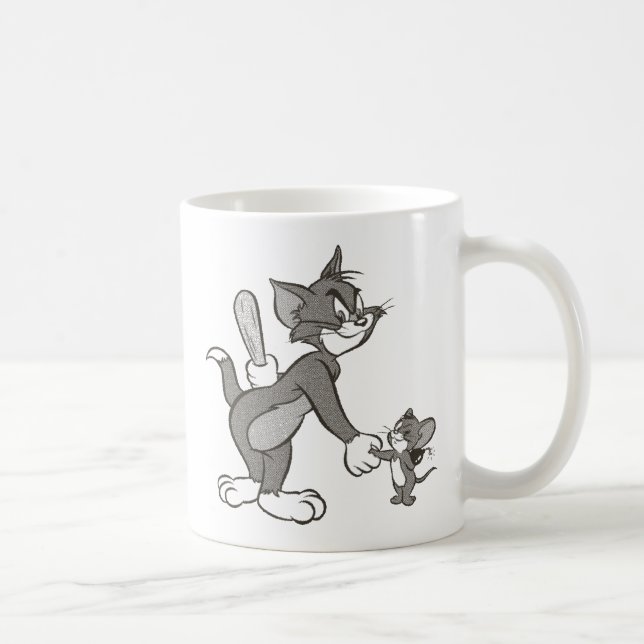 Tom And Jerry Deceitful Handshake Coffee Mug (Right)