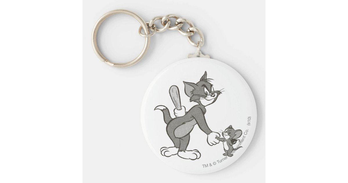 Tom And Jerry Deceitful Handshake Keychain | Zazzle.com