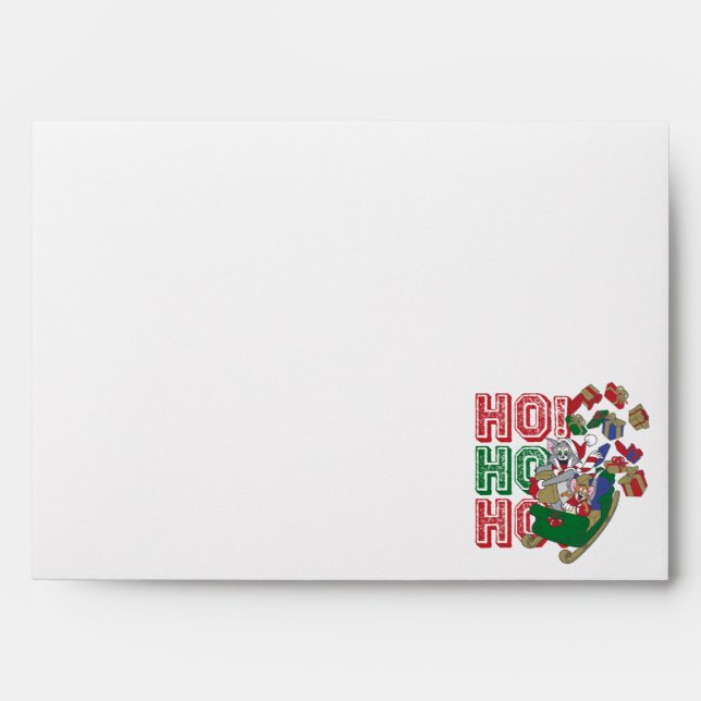 Tom and Jerry Delivering Gifts In A Sleigh Envelope (Front)