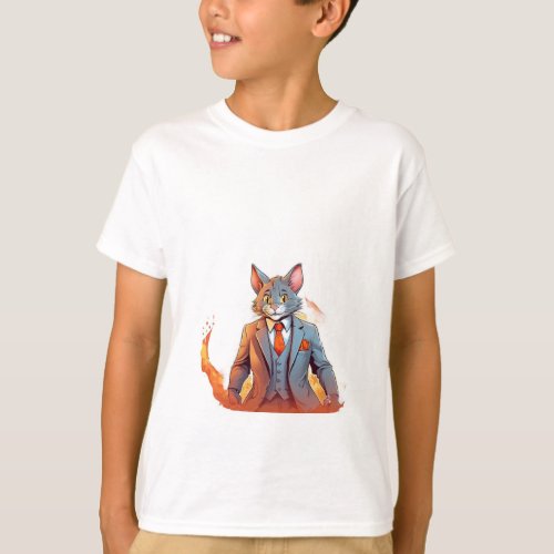 Tom and Jerry Elemental Duo T_Shirt