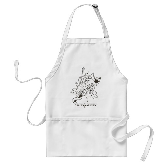 Tom and Jerry Enemies Forever 1 Adult Apron (Front)