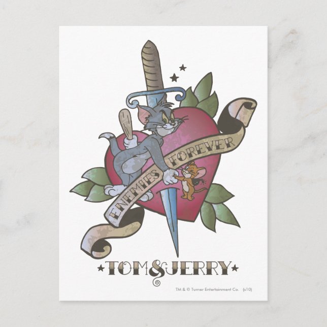 Tom and Jerry Enemies Forever 2 Postcard (Front)