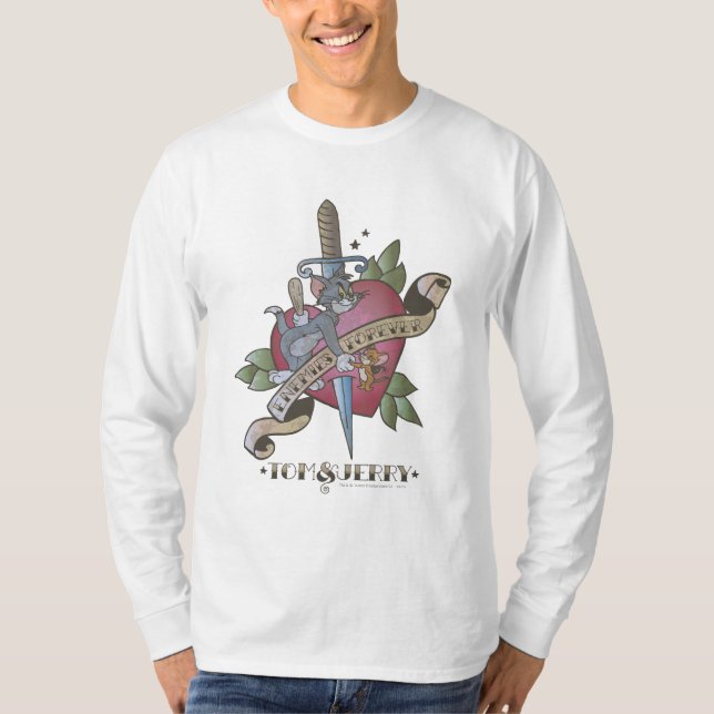 Tom and Jerry Enemies Forever 2 T-Shirt (Front)