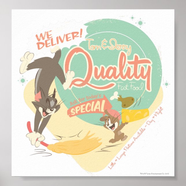 Tom And Jerry Fast Food Poster (Front)