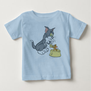 Tom and Jerry Feed The Cat Baby T-Shirt