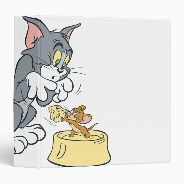 Tom and Jerry Feed The Cat Binder (Front/Spine)