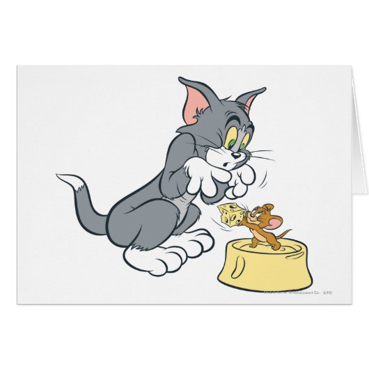 Tom and Jerry Feed The Cat Cards (Front Horizontal)