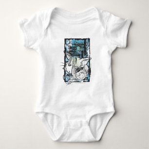 Tom and Jerry Grimey Baby Bodysuit