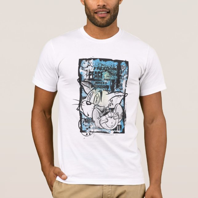 Tom and Jerry Grimey T-Shirt (Front)