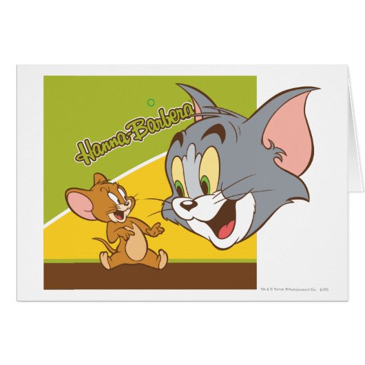 Tom and Jerry Hanna Barbera Logo Cards (Front Horizontal)