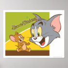 Tom And Jerry Logo Shaded Poster | Zazzle.com