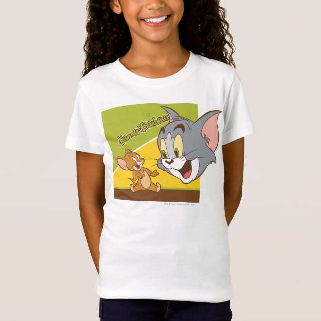 Tom and Jerry Hanna Barbera Logo T-Shirt (Front)