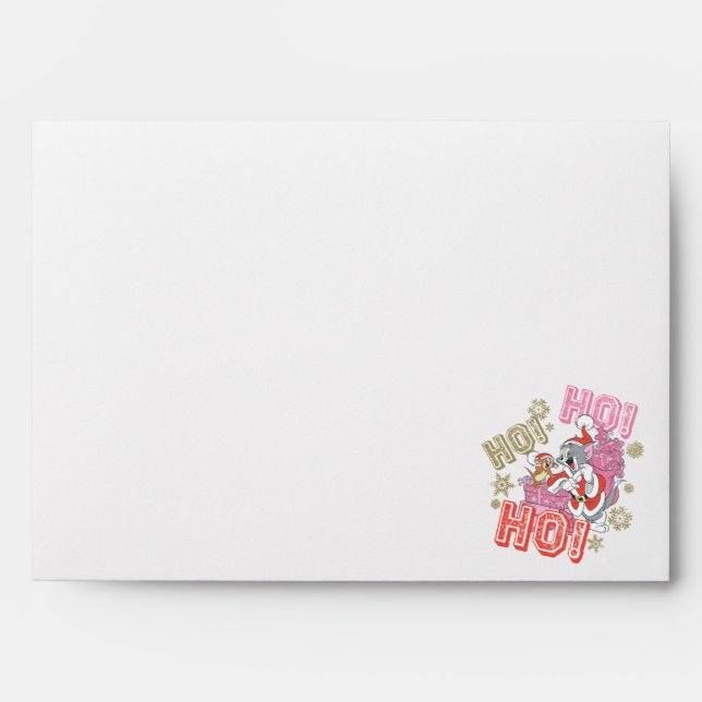Tom and Jerry "Ho! Ho! Ho!" Santa Gift Delivery Envelope (Front)