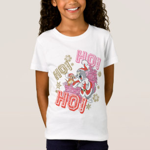 Tom and Jerry "Ho! Ho! Ho!" Santa Gift Delivery T-Shirt