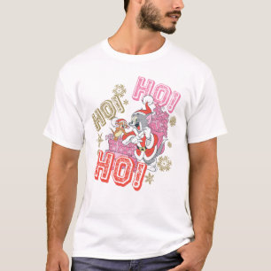 Tom and Jerry "Ho! Ho! Ho!" Santa Gift Delivery T-Shirt