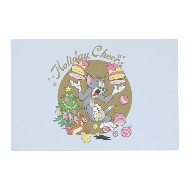 Tom and Jerry Holiday Cheer Placemat (Front)