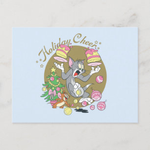Tom and Jerry Holiday Cheer Postcard