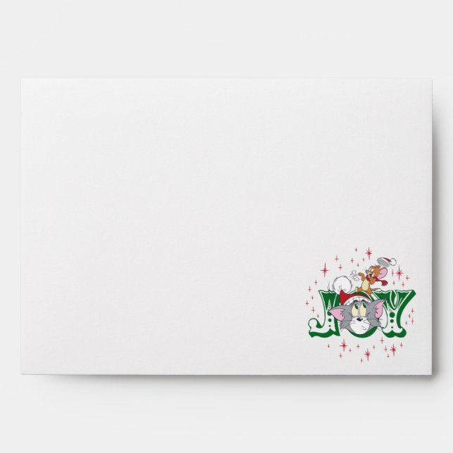 Tom and Jerry Holiday Joy Envelope (Front)