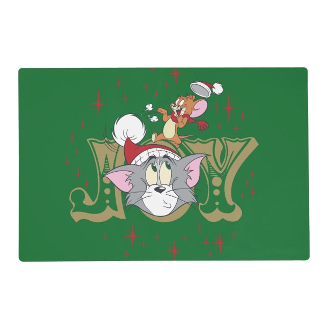 Tom and Jerry Holiday Joy Placemat (Front)