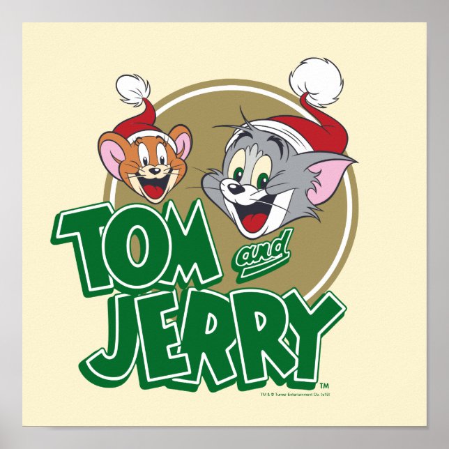 Tom and Jerry Holiday Logo Poster (Front)