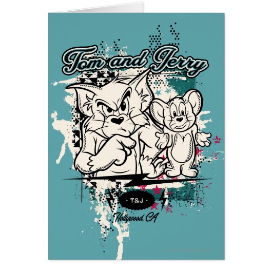 Tom and Jerry Hollywood CA Cards (Front)