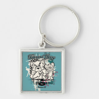 Tom and Jerry Hollywood CA Keychain