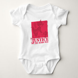 Tom and Jerry Justice The Hard Way Baby Bodysuit
