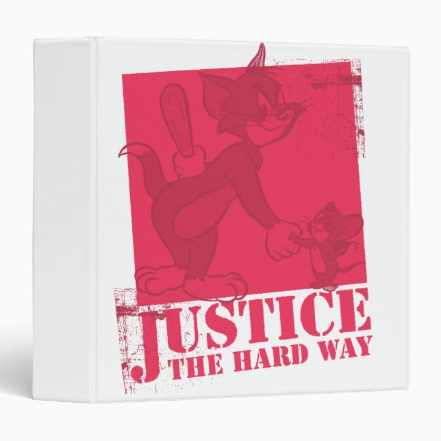 Tom and Jerry Justice The Hard Way Binder (Front/Spine)