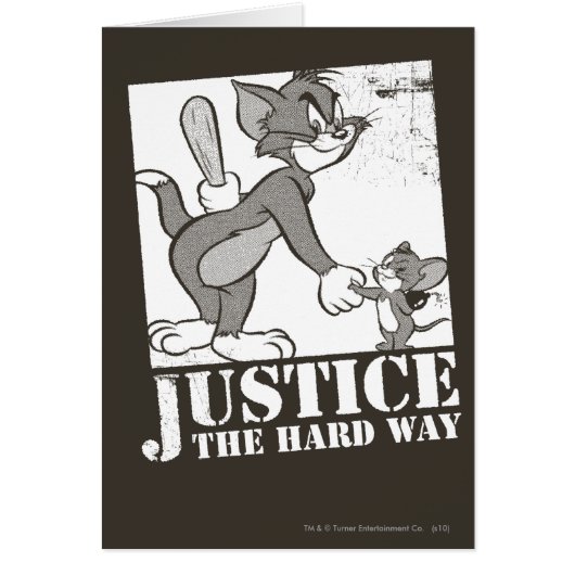Tom And Jerry Justice the Hard Way Cards (Front)