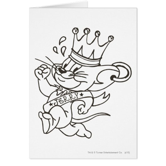 Tom and Jerry King Jerry Cards (Front)