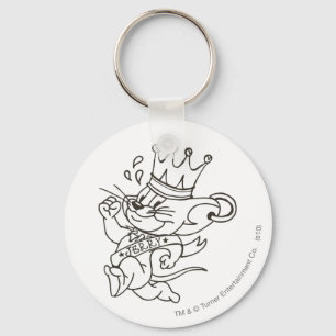 Tom and Jerry King Jerry Keychain