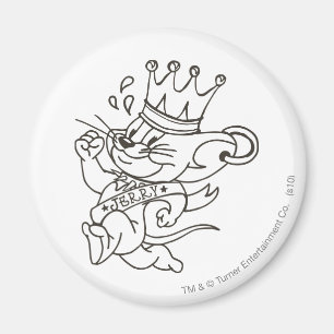 Tom and Jerry King Jerry Magnet