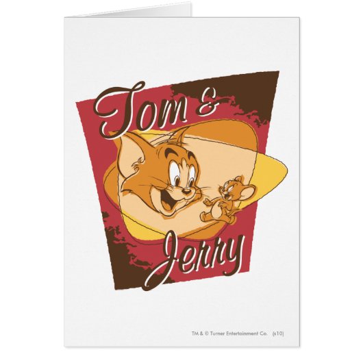 Tom and Jerry Logo 2 Cards (Front)