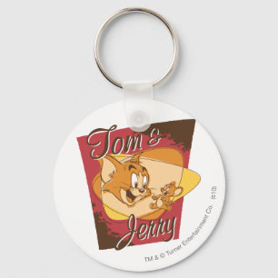 Tom and Jerry Logo 2 Keychain