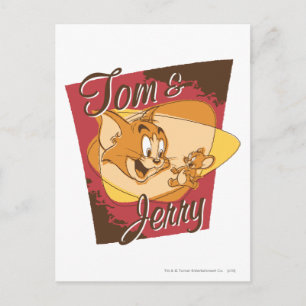 Tom and Jerry Logo 2 Postcard