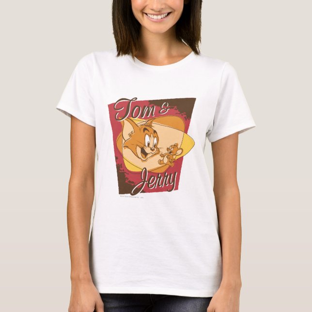 Tom and Jerry Logo 2 T-Shirt (Front)