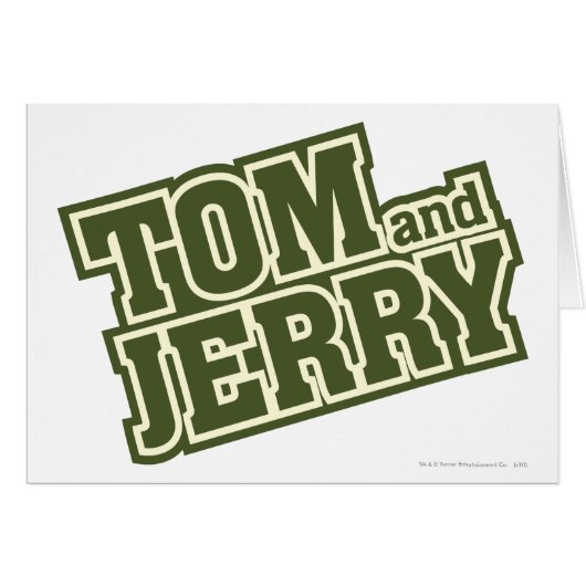 Tom and Jerry Logo 3 Cards (Front Horizontal)