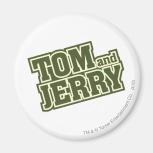 Tom and Jerry Logo 3 Magnet