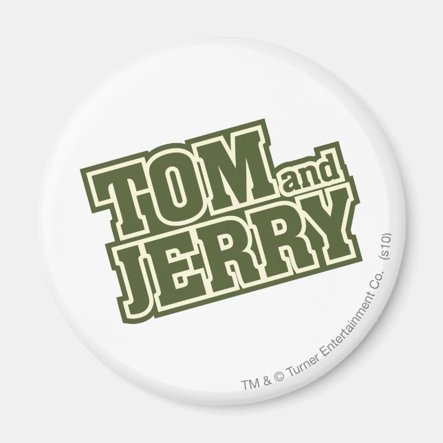 Tom and Jerry Logo 3 Magnet (Front)